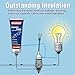 Brohood Dielectric Grease for Electrical Connectors, Battery Terminal Grease for Seals & Spark Plugs, 1 oz Waterproof & Heat Resistant with Brush for Automotive, Marine & Household Use (2 Packs)