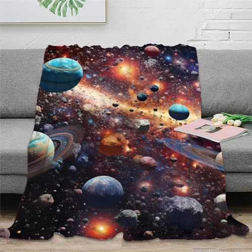 Couverture de voyage moelleuse et chaude en microfibre thermo-isolante