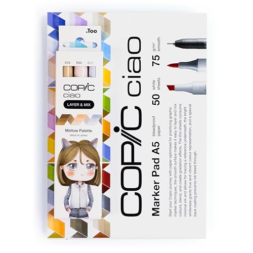 COPIC Ciao Layer & Mix Mellow Starter Set, Marker Set including 3 Colours - Image 2