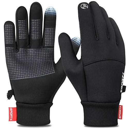 Cevapro Winter Gloves for Men Women Cycling Gloves Cold Weather Windproof Water Resistant Touch Screen Gloves Thermal Gloves for Running,Cycling,Biking,Driving, Hiking(X-Large)