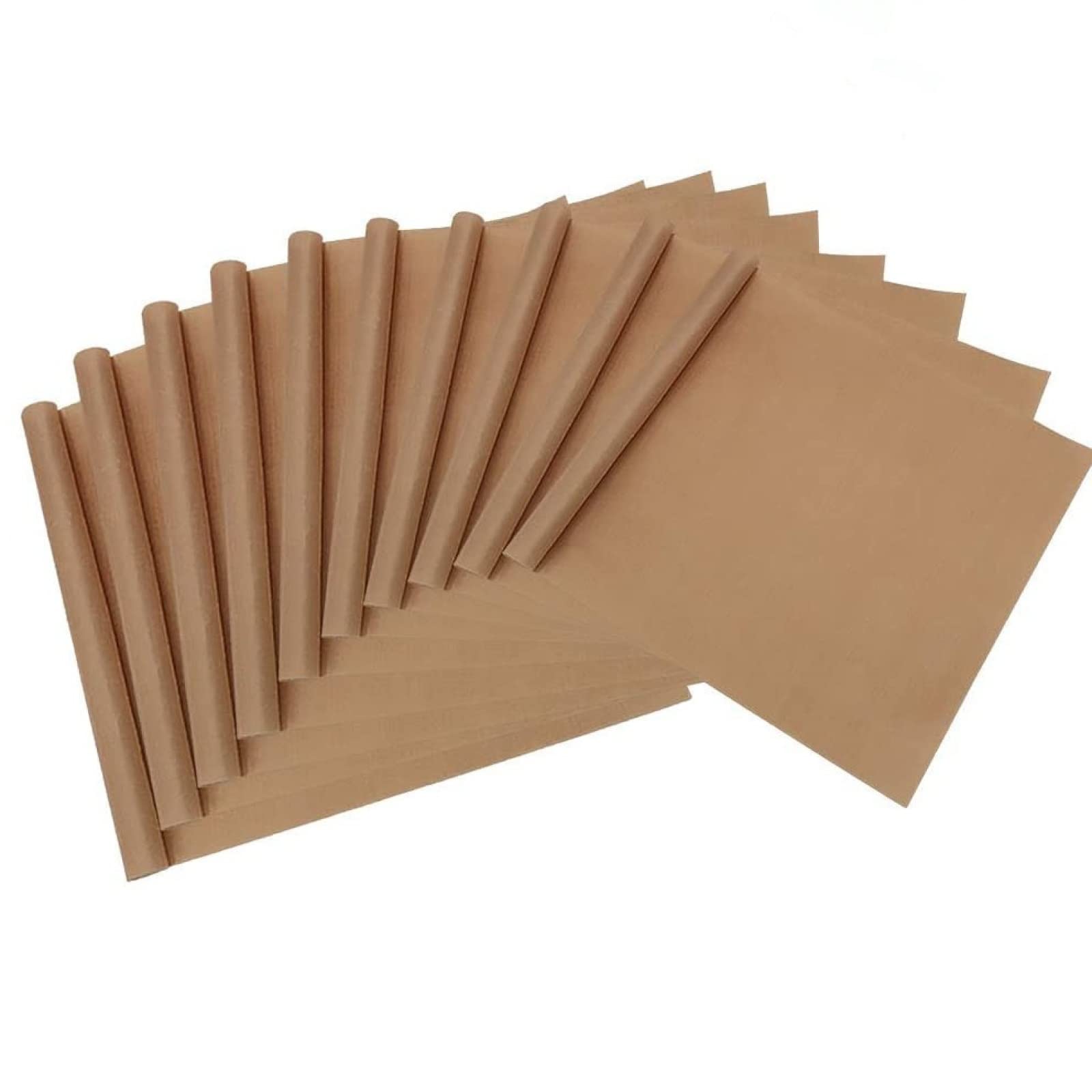 Hoja de alfombrilla para hornear reutilizable antiadherente a prueba de aceite papel de hornear resistente al calor hoja de revestimiento de horno almohadilla de barbacoa 10 piezas 60 x 40 cm