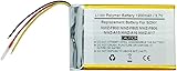 STARTONG 3.7V 1200mAH Replacement Battery for Son y Walkman NWZ-F800 NWZ-F805 NWZ-F806 NWZ-A15 NWZ-A16 NWZ-A17, LIS1494, MDR-HW700DS