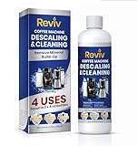 REVIV Coffee Maker Descaling Solution (4 Uses) 16.9 fl oz – Universal Coffee Descaler for Keurig, Nespresso, Breville & Delonghi Machines – Descaler for Multi-Cup & Single Serve Brewers