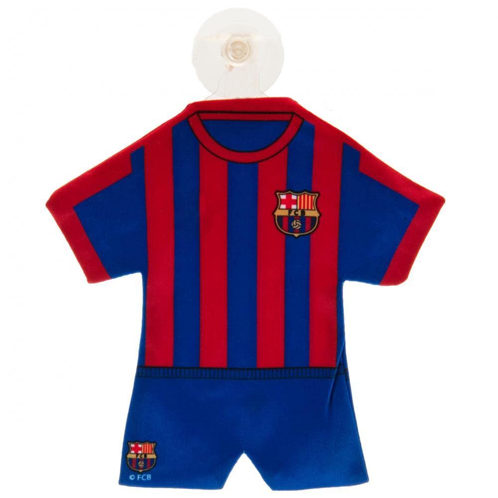 FC Barcelona Mini-Fußball-Trikot für das Auto Design (20 x 16 cm) (Rot/Blau)