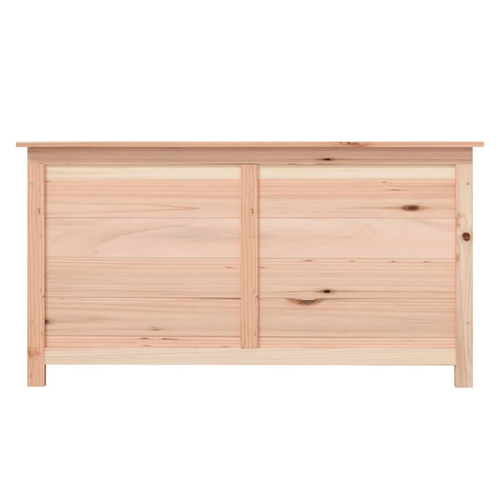 Gecheer Scatola per Cuscini da Esterno,Baule per Giocattoli,Cassapanca,Contenitore,Baule da Esterno Legno,Baule da Giardino per Mobili da Giardino, 100x50x56 cm Legno Massello Abete