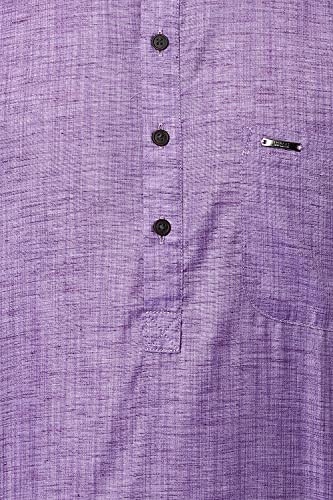 Image of Peter England Men's Polyester Viscose Slim Fit Tunic Shirt Kurta