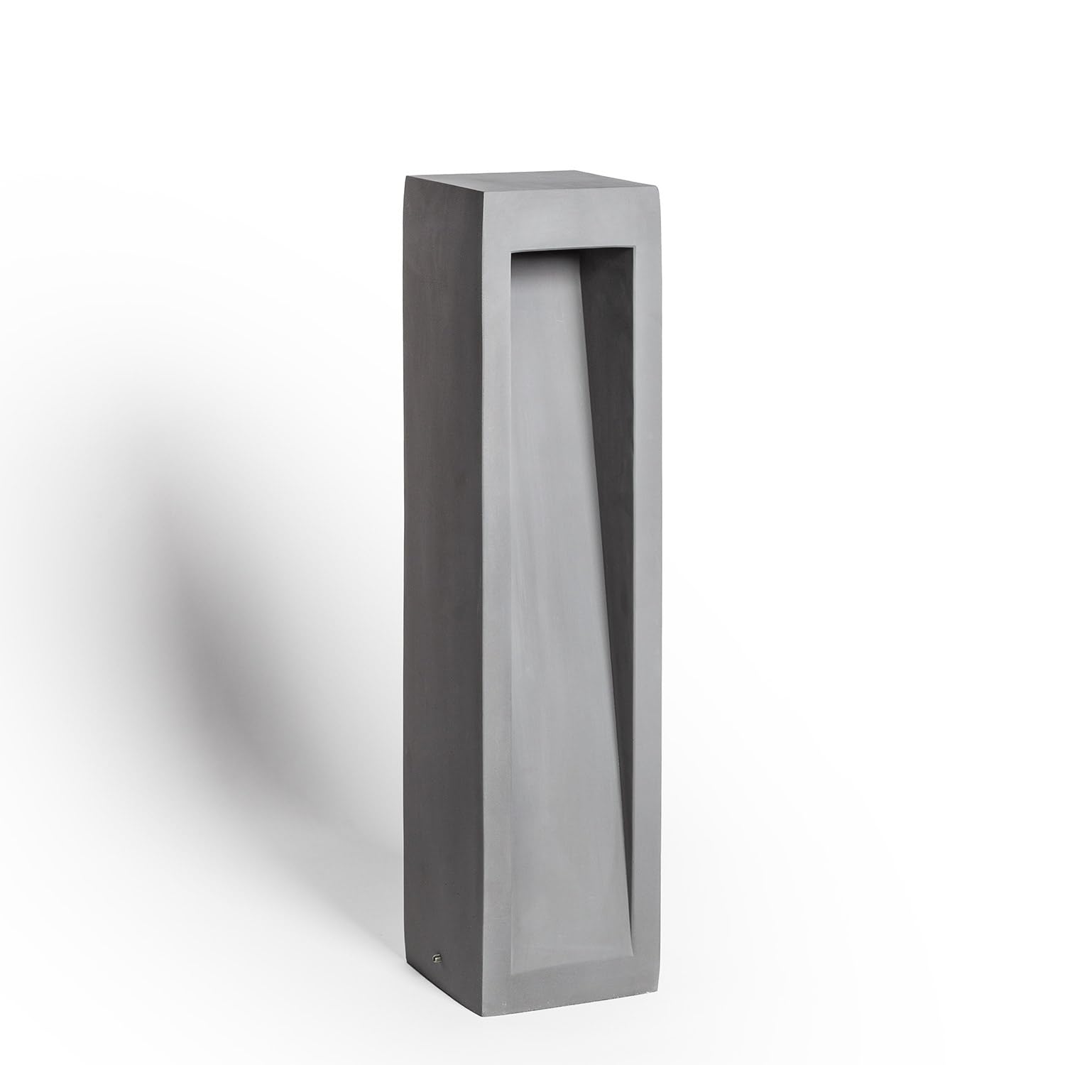 LEDKIA Baliza Exterior LED Regulable 6W Cemento Lumixa Gris Piedra 630 mm