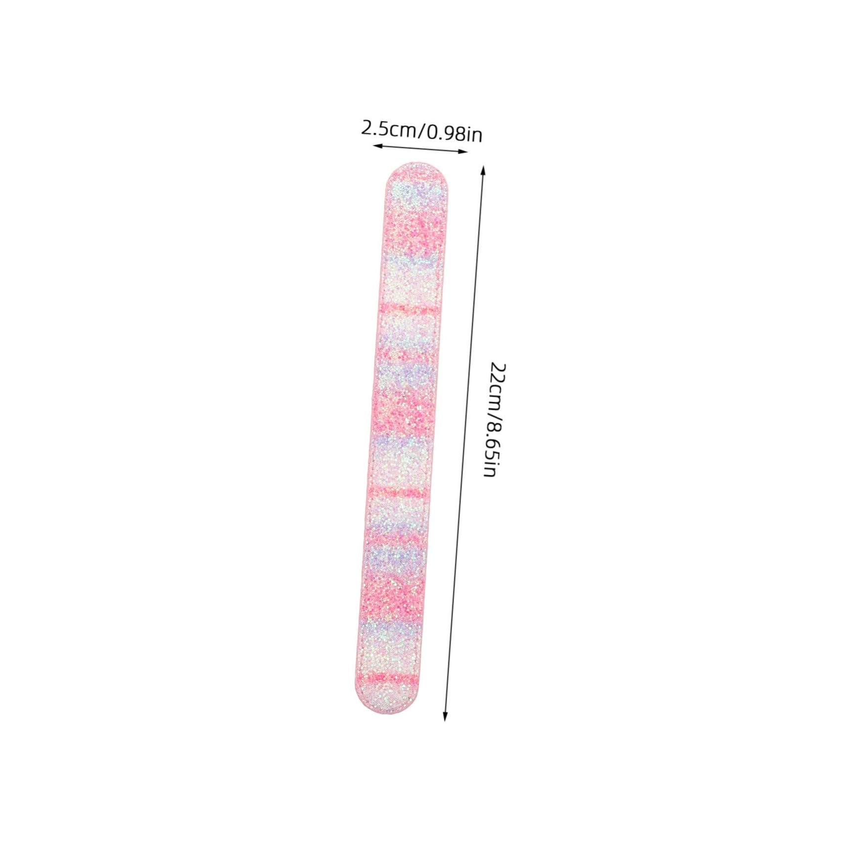 Kisangel 24 piezas Pulseras Slap con Purpurina para Pulseras Brillantes de Colores Surtidos Accesorio Divertido para Fiestas y Infantiles
