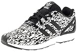 tenis zx flux  adidas BY9829, Zapatillas de Deporte Unisex niños, Negro (Negbas/Negbas/Ftwbla), 35.5 EU