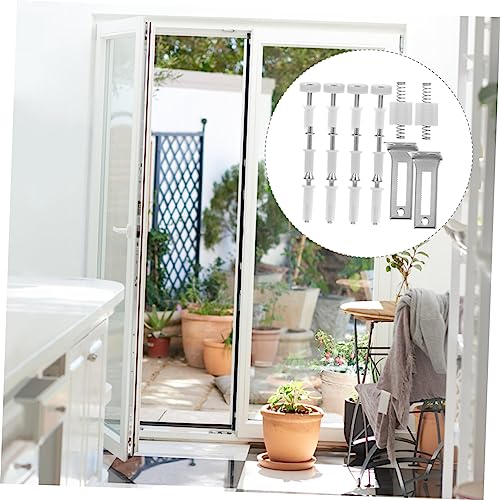 1 Set Kit de Herrajes para Puerta Bifold, Rodillos Duraderos de Reemplazo para Clóset, Instalación Fácil para Uso en Oficina y Hogar miniatura 4