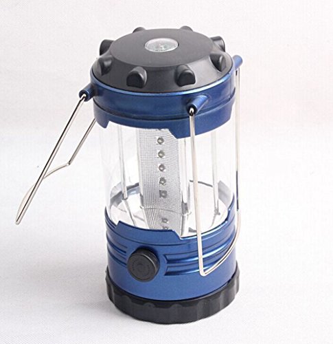 ZHXIN LED Camping Lantern,Portable 12 LED beads Multi-function Tent Lamp with Compass for Outdoor Garden Hiking Fishing