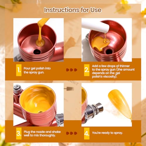 JODSONE 100ml Gel Nail Polish Thinner for Nail Spray Guns for Gel Nail Polish Quick Dilution and Cleaning High-Efficiency Maintenance Larger Capacity Easy of Use DIY Nails Art
