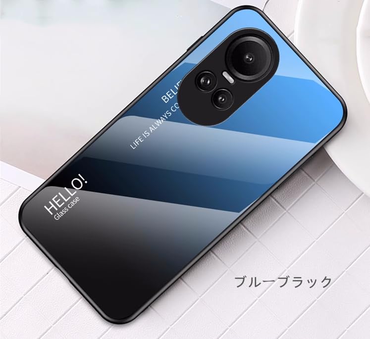 Amazon.co.jp: OPPO Reno10 Pro 5G 向け ケース 背面ケース ガラス  