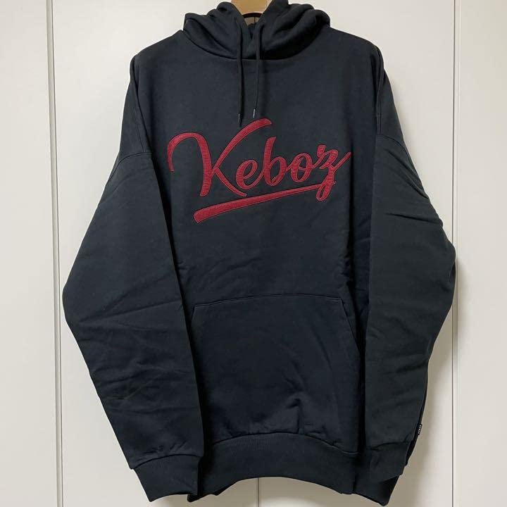 Amazon.co.jp: ??keboz ケボズ アイコンロゴ パーカー XL 黒 コム