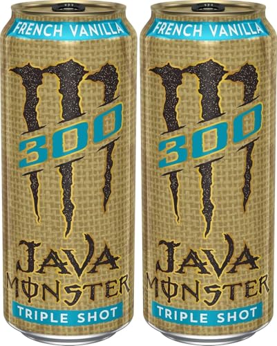 Image of Monster Java Triple Shot French Vanilla Energy Drink, 443ml, X Pack Of 2 Caffeinated Beverage (Product Of USA) From DECADENT FOODS