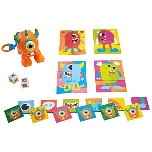 Mattel Games Roll-A-Match Juego de Cartas para niños de jardín