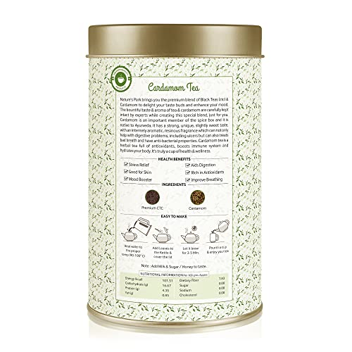 Image of NATURE'S PARK CARDAMOM BLACK TEA, 100 Gm