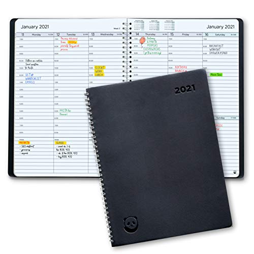 2021 Diary by SmartPanda u0096 A5 Week to View Dated Planner u0096 Simple Design Inspires Productivity u0096 Softcover Appointment Book, 30 Minute Intervals u0096 Annual Calendar, November 2020 - December 2021