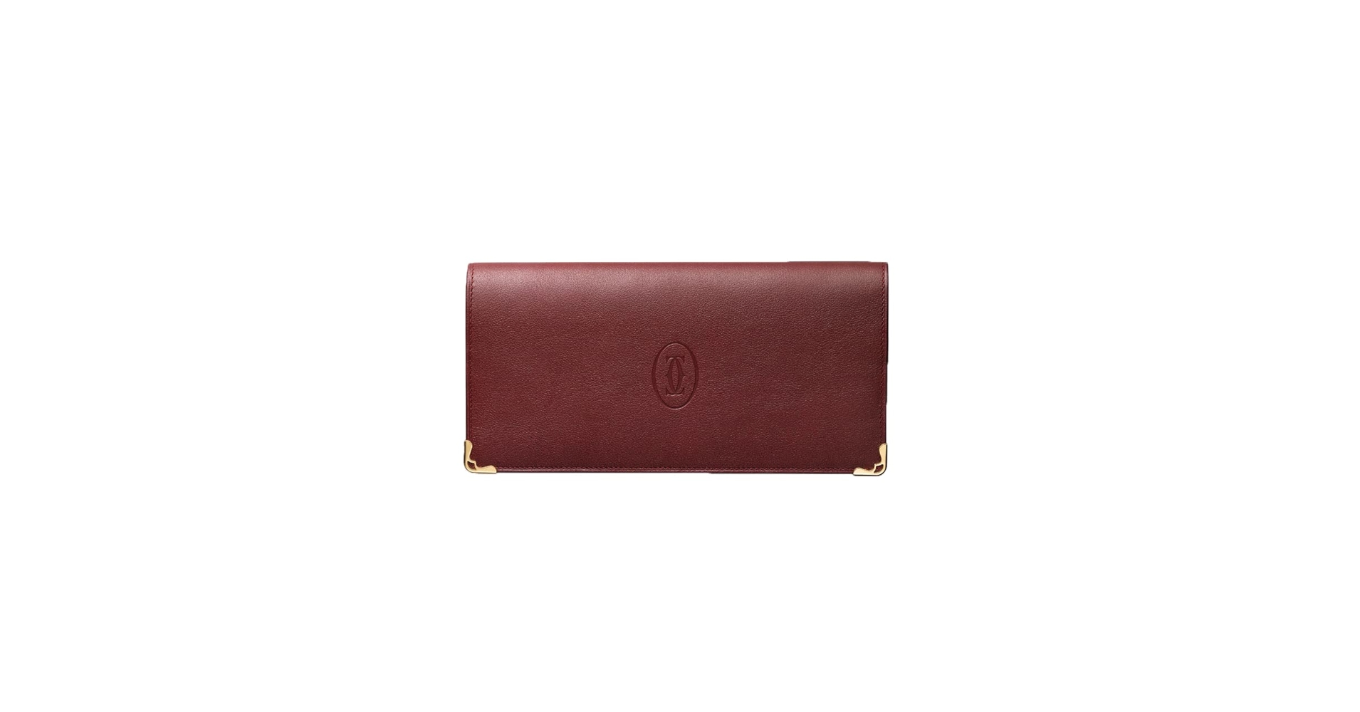 Cartier バーガンディ 長財布 Cartier バーガンディ レザー 長財布 - メルカリ