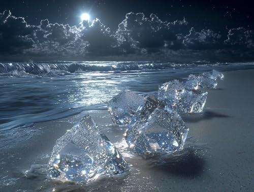 Peinture Diamant Paysage 5D pour créer une décoration murale marine dans votre salon