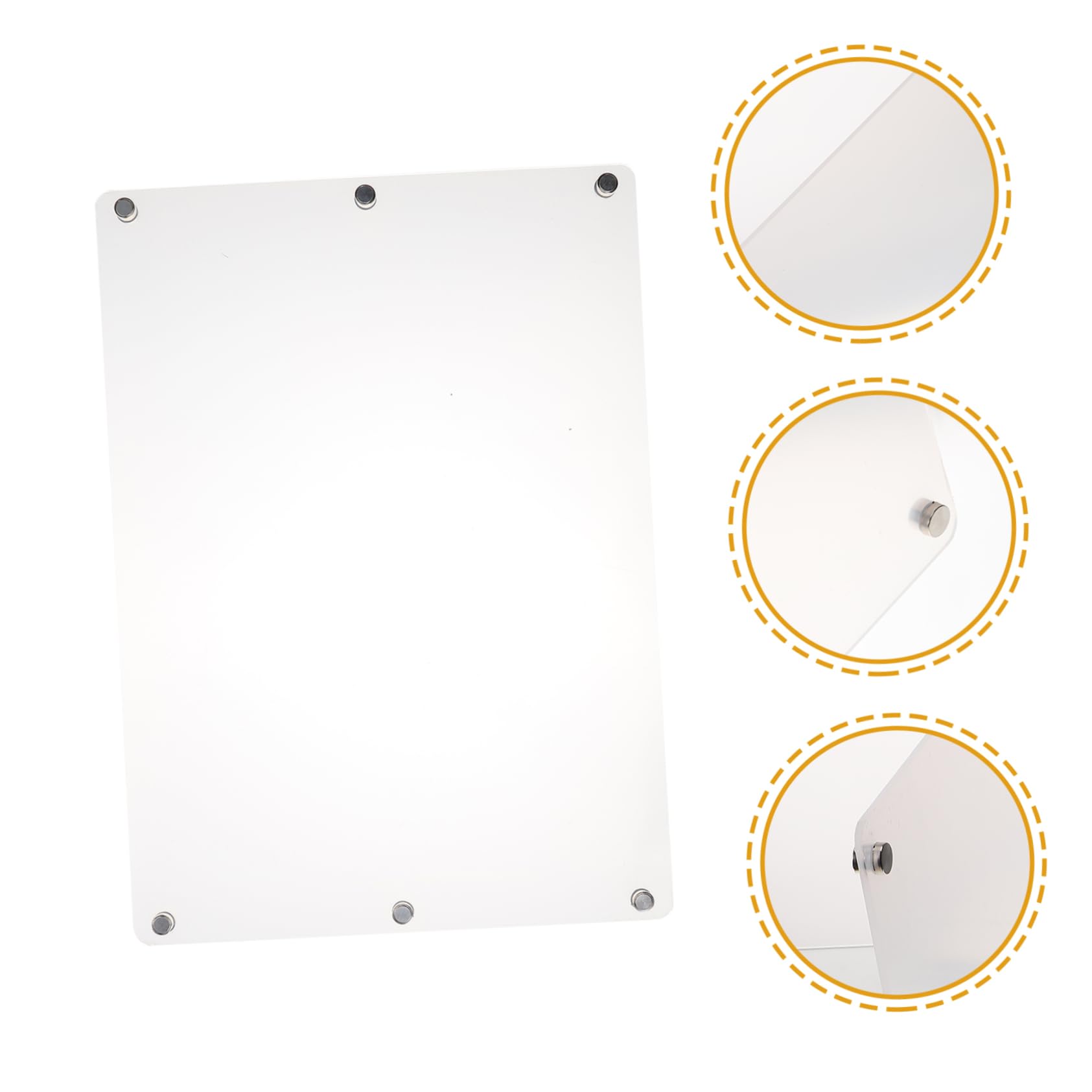 Magnetische Whiteboard Kühlschranktafel Monatsplaner aus Acryl