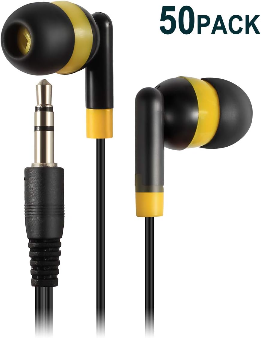 Keewonda Wholesale Bulk Earbuds Headphones 50 Pack Cute