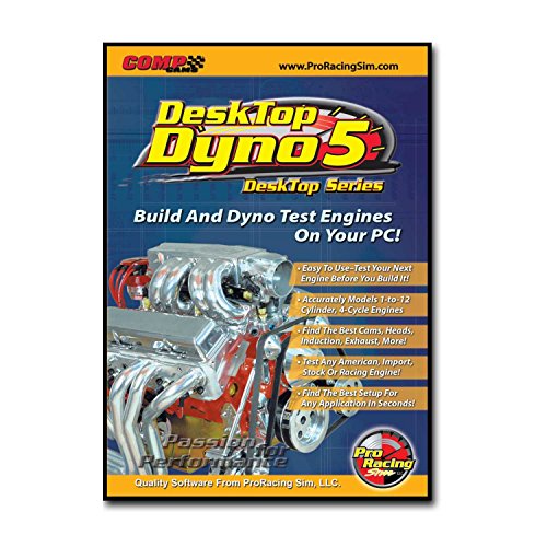 COMP Cams 186011 Pro Racing Sim Desk Top Dyno 5 Software