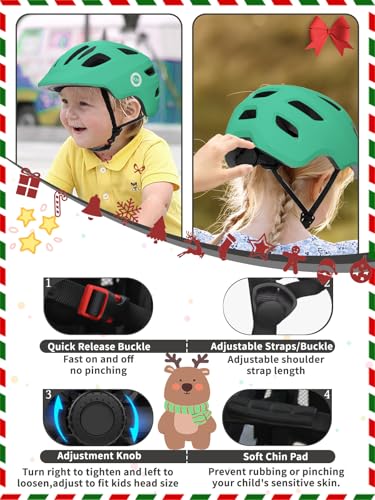 Image of XJD Toddler Helmet Kids Bike Helmet for Infant /Baby Multi-Sport Adjustable Skateboard for Kids Boys Girls Lightweight for Age 1 and Older