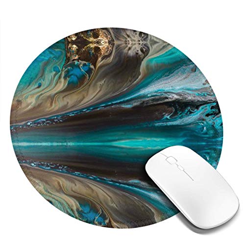 Gaming Large Mouse Pad Round Gaming Laptop Non-Slip Base, Water-Resistant, for Work & Gaming, Office & Home 20cm