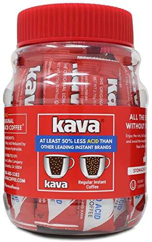 Kava Low Acid Instant Coffee Single Serve Stick Packet