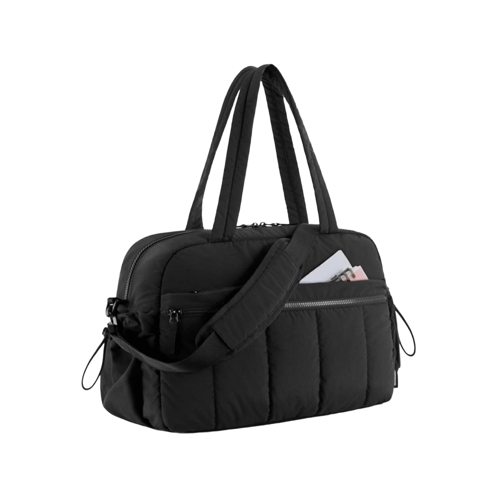 Gym Bag for Women Travel Duffel Bags with Compartmennt Lightweight Sports Bag Durable Quilted Gym Tote Bag for