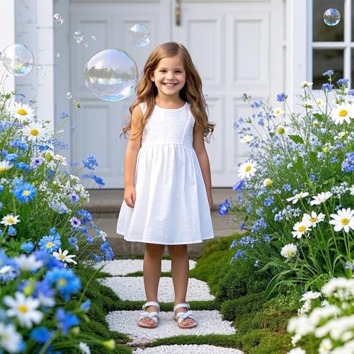 Image of Kiderence Toddler Girls Sandals Little Girls Kids Summer Shoes Toddler Sandals