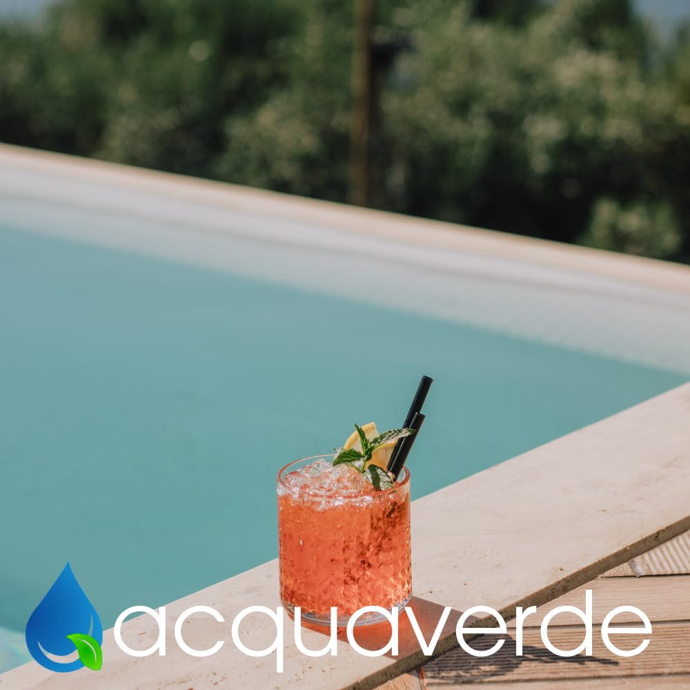 acquaverde AURUM | Sale Granulare Marino Puro al 99,9% per Piscina - 50 kg, Idoneo per Sistemi di Elettrolisi e per Purificare l'acqua delle Piscine - Qualità Premium MADE IN ITALY