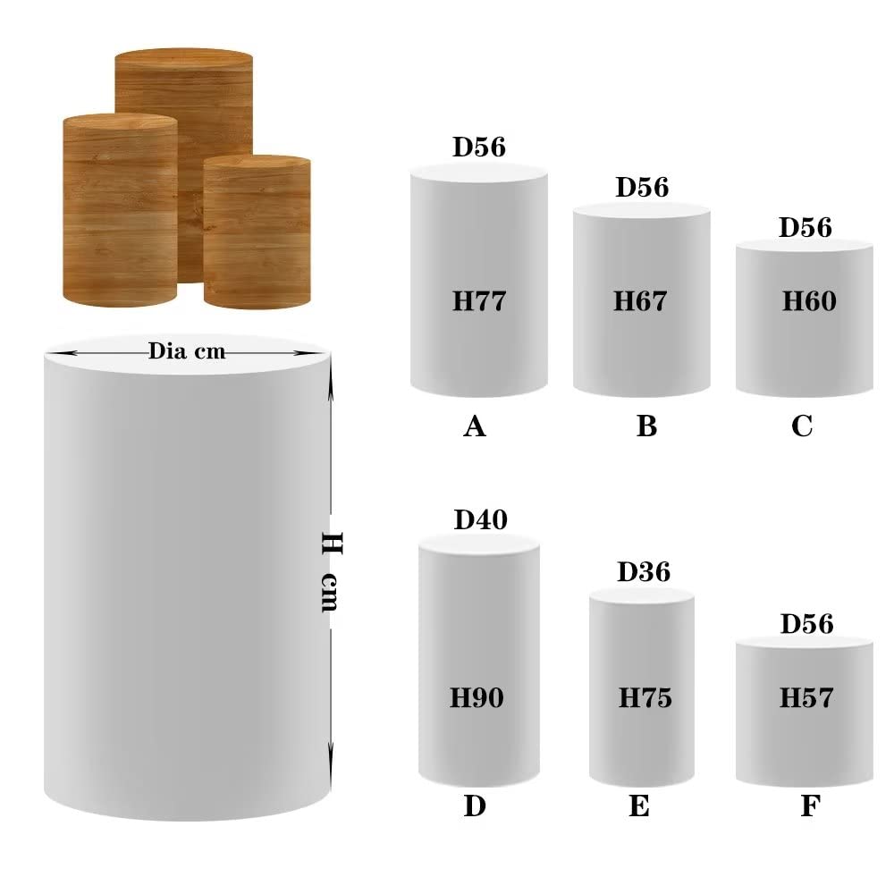 CUCUFA 3Pcs Cache-cylindres Pour Les Fêtes, Couvercles De