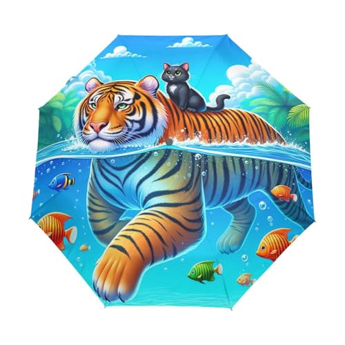 Parapluie chat mignon GAIREG pliable et automatique pour femme active