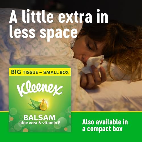 Kleenex Balsam Pocket Tissues, 8 Pocket Packs of Travel Tissues, Balm Tissues Protect and Soothe Your Nose for Cold & Flu - Image 5