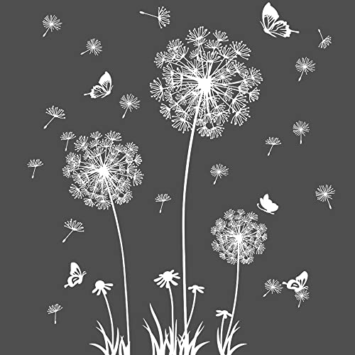 Vinilos Decorativos Flores Diente de León Removibles 2 piezas miniatura 1
