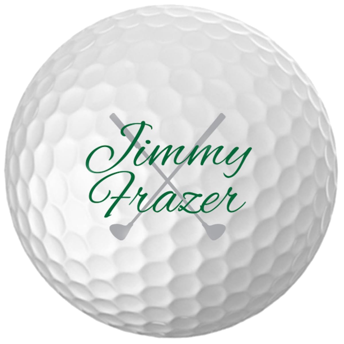 Infusion Personalized Name & Initial Golf Balls - Customize The Name and Initial (6 Balls)