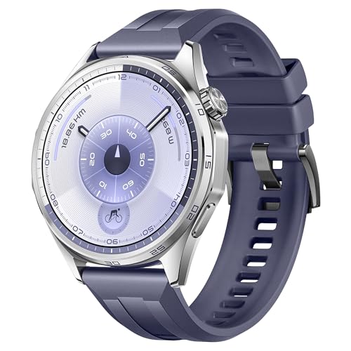 Image of XMUXI 22mm Watch Strap Compatible with Huawei Watch GT6 Pro GT 6 /5 /4 /3 46mm Straps Quick Release for bip 6 /Venu3 /Venu4 45mm /Vivoactive 4,Galaxy Watch 3 45mm Silicone Bands (NO WATCH)