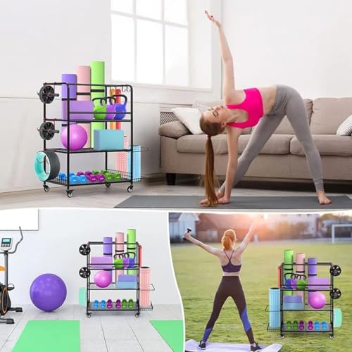 Support mural tapis de yoga pour un coin fitness épuré chez soi - 8