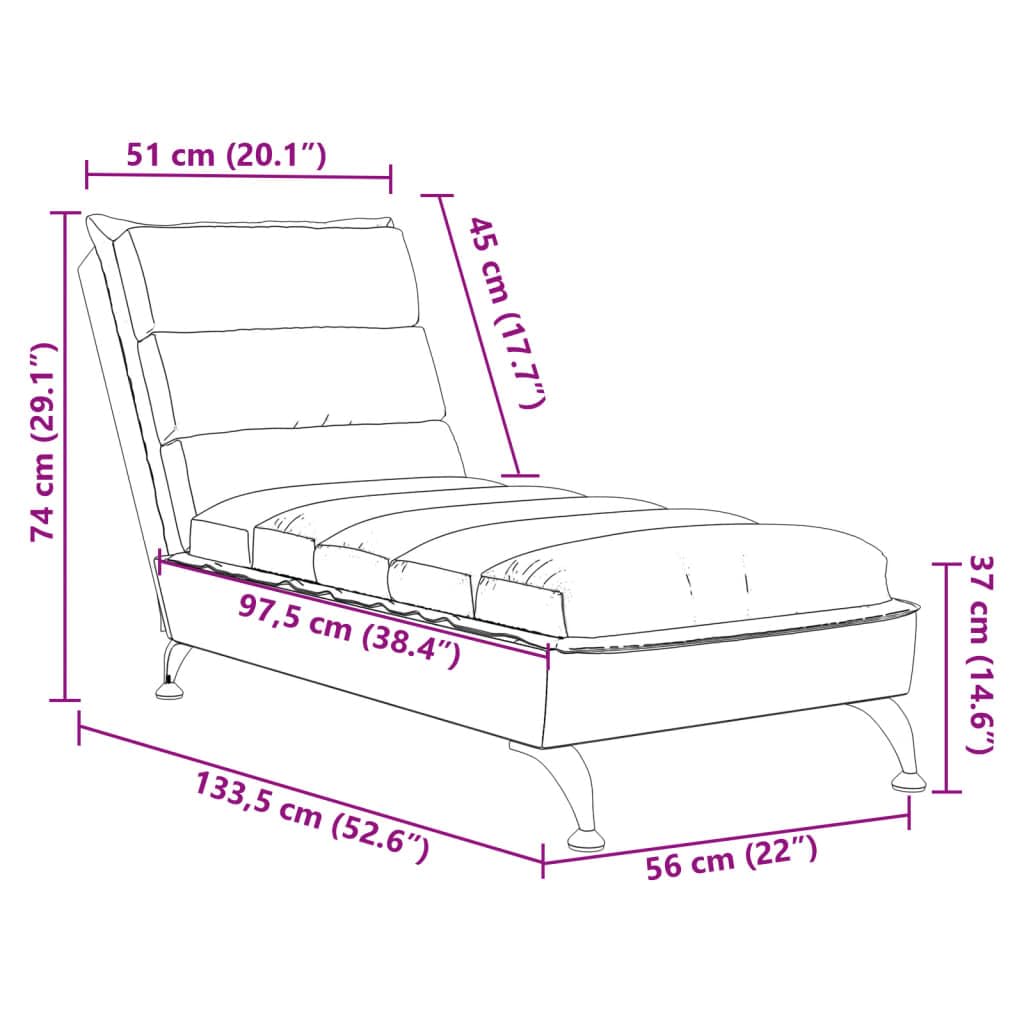 vidaXL Chaiselongue mit Kissen, Liegesessel mit Sperrholzlatten Metallbeine, Relaxliege für Wohnzimmer, Relaxsessel Liegestuhl, Blau Stoff