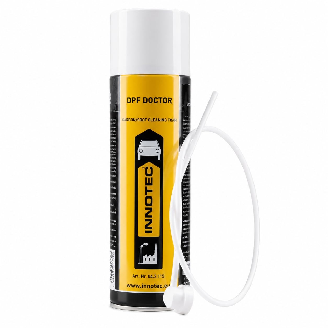 Innotec Dieselpartikelfilter Reinger | DPF Doctor - wirksamer Reiniger zum Lösen und Entfernen von Kohlenstoff- und Rußablagerungen in Dieselpartikelfiltern ohne Demontage - 500ml Dose