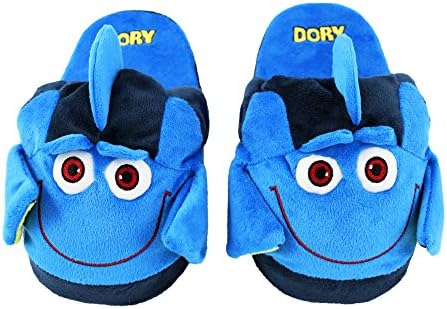 Stompeez Animated Dory Plush Slippers - Ultra Soft and Fuzzy - Fins Flap and Flutter as You Walk