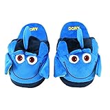 Stompeez Animated Dory Plush Slippers - Ultra Soft and Fuzzy