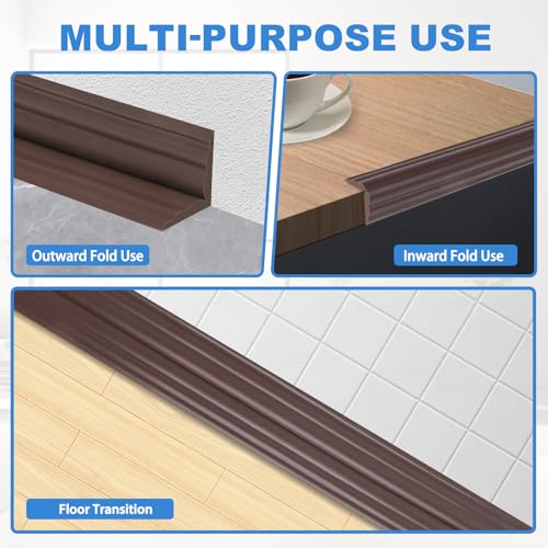Image of Corner Molding Trim Peel and Stick Wall Corner Protector