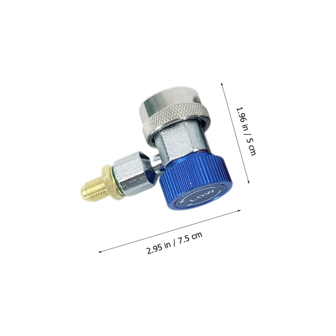 iplusmile Manometer Klimaanlage R32 Adapter Metall 2 Stück mit Präzisem Gewinde für Kältemittelanschluss im Klimaanlagenbereich