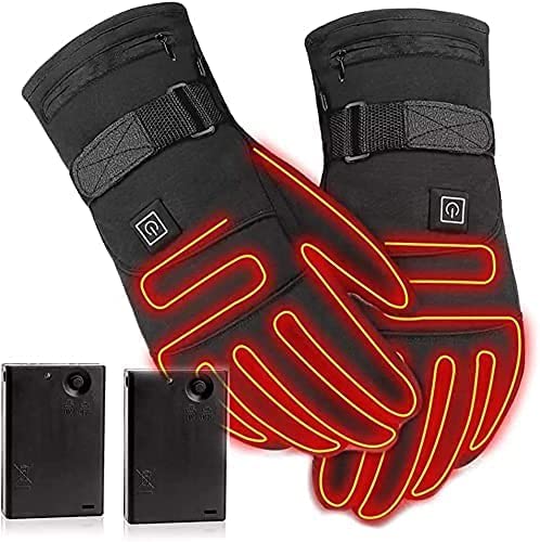 Gants chauffants réglables contre les mains froides en moto et activités d'hiver