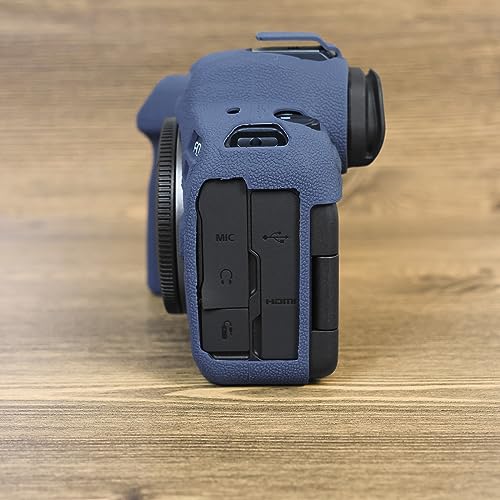 Funda de silicona para cámara Canon EOS R6 R6 Mark II azul miniatura 7