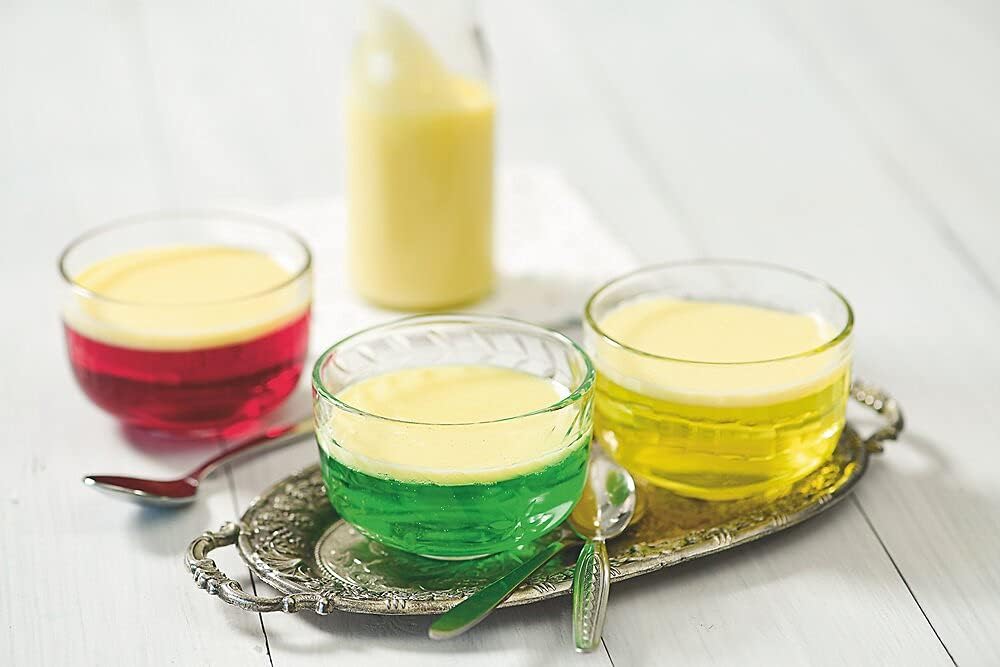 Dr. Oetker Götterspeise zum Kochen Waldmeister-Geschmack, 16er Pack Dessertpulver für grünen Wackelpudding mit Waldmeistergeschmack, 16 x 25,2 g