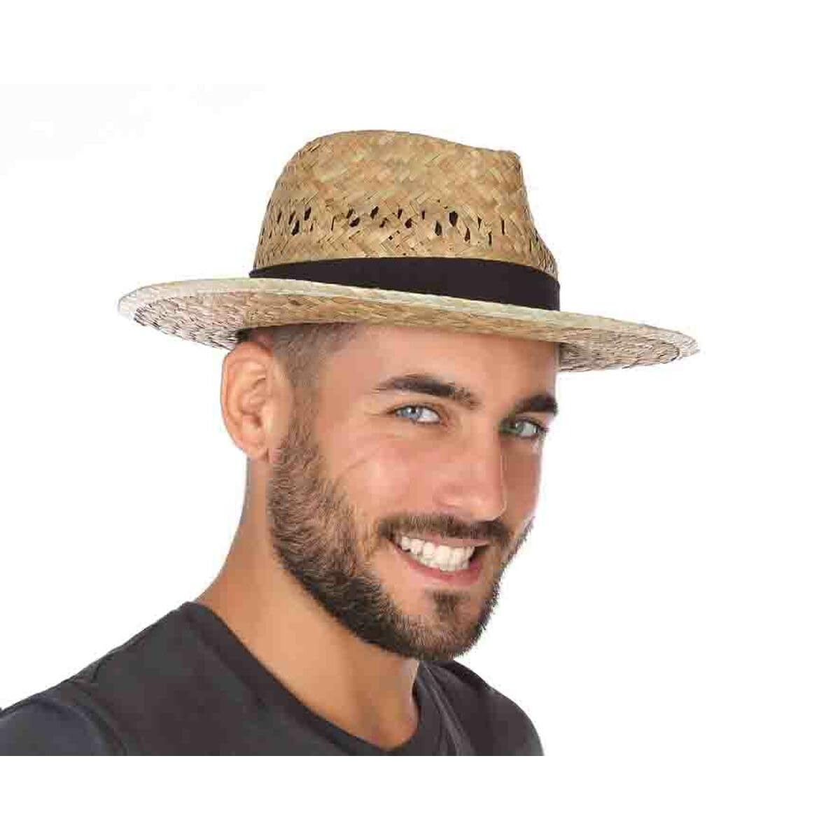 Atosa ATOSA sombrero paja cinta negra
